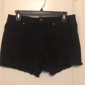 Women’s Aeropostale black jean  shorts
